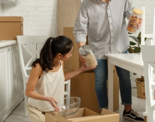 お客様ご自身で荷ほどき